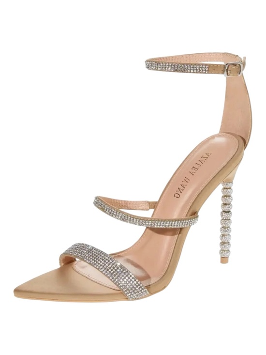 Azalea Wang Shoes - 🆕 NWOT Azalea Wang Galaxy Rhinestone Stiletto Heels | Size 9